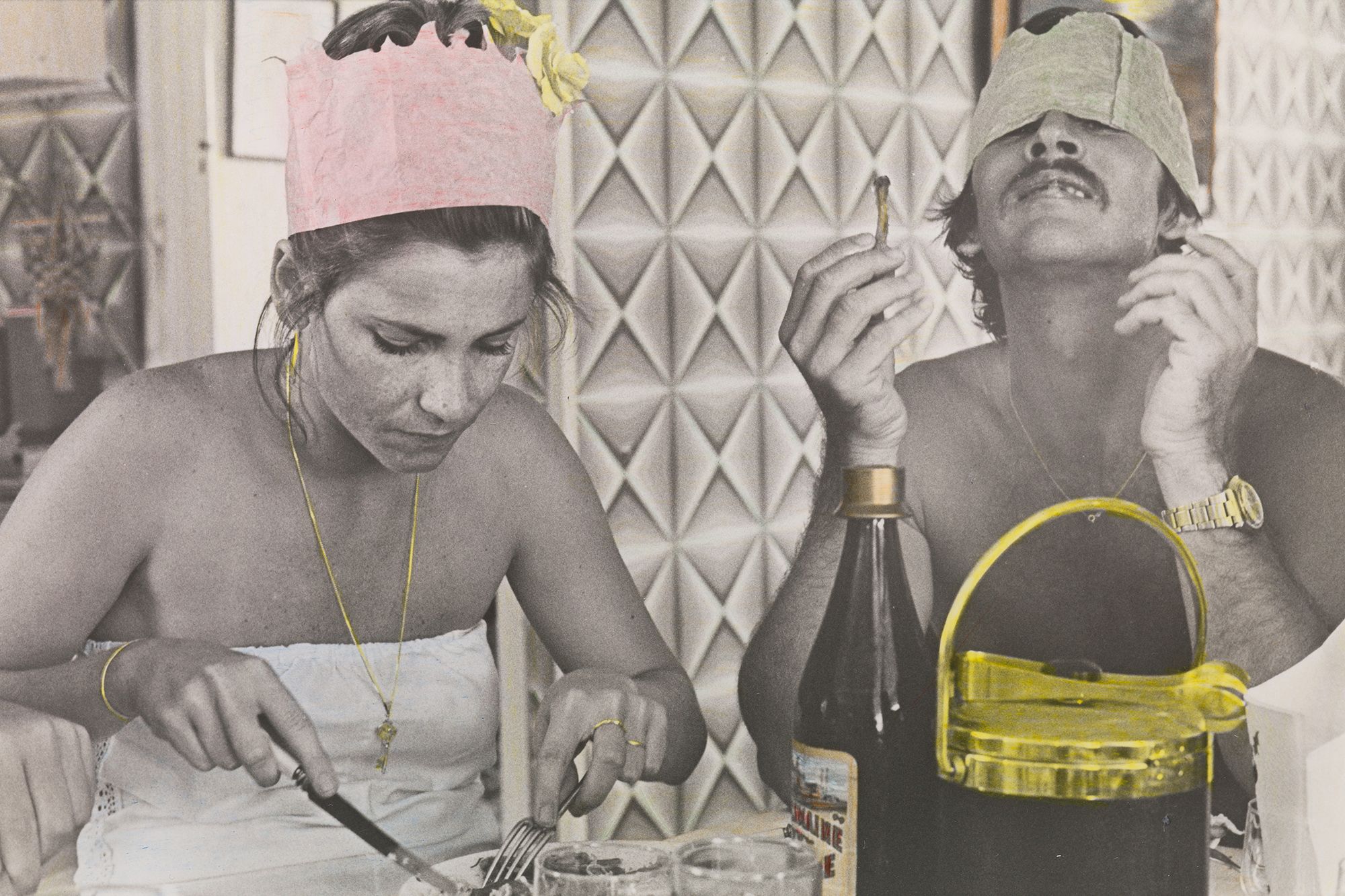 Ruth Maddison, Australia b.1945 / (Untitled 12) (from ‘Christmas holiday with Bob’s family, Queensland, 1978’ series) 1978-79 / Gelatin silver photograph, hand-coloured on paper / 25.1 x 20.3cm / Purchased 1995. QAG Foundation / Collection: Queensland Art Gallery | Gallery of Modern Art / © Ruth Maddison
