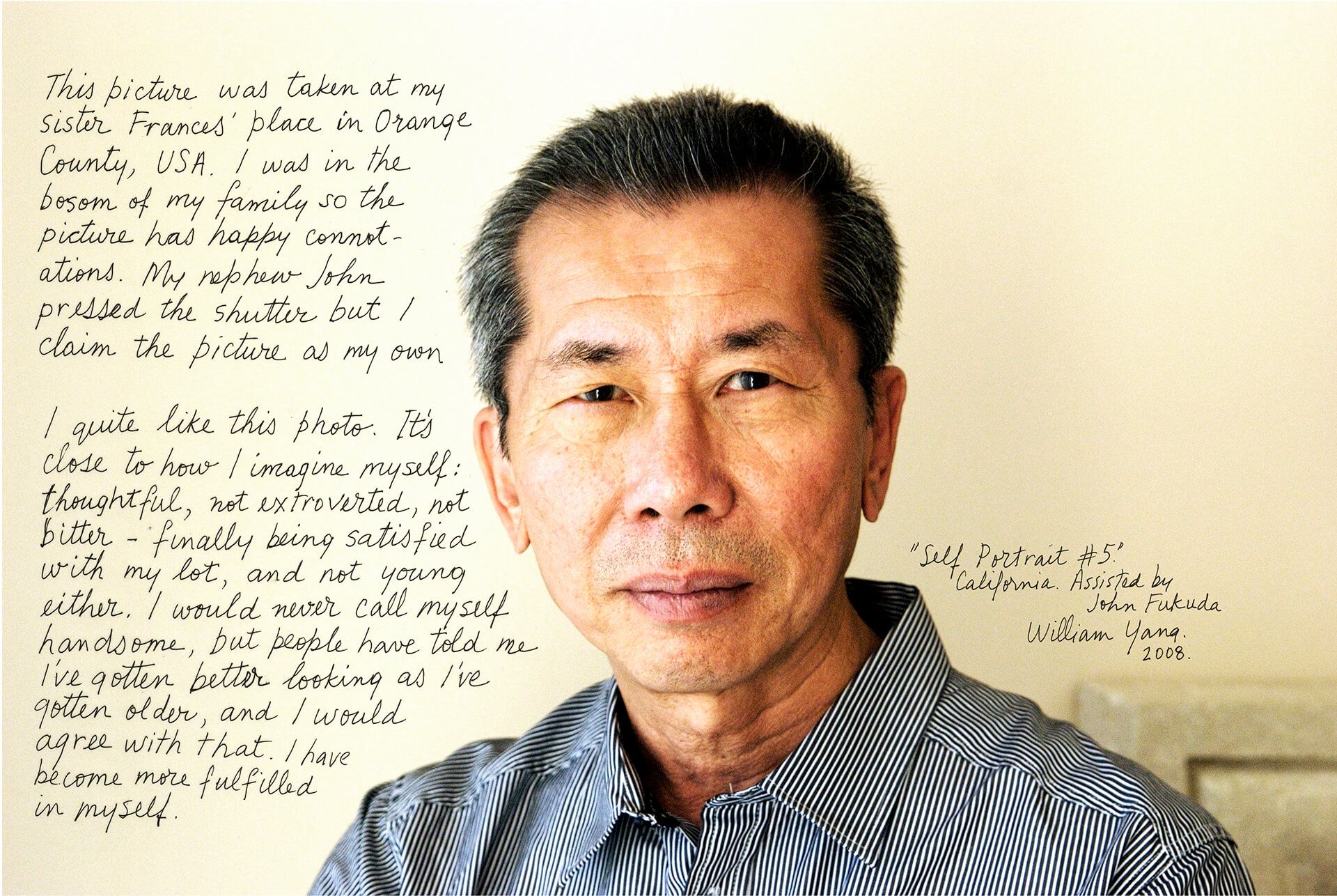 William Yang, Australia b.1943 / Self Portrait #5 2008 / Digital print / Collection and ©: William Yang