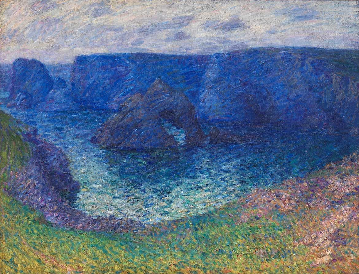 John Russell, Australia/France 1858-1930 / Roc Toul (Roche Guibel) (Toul Rock (Guibel Rock)) 1904-05 / Oil on canvas / 98.4 x 128cm / Gift of Lady Trout 1979 / Collection: Queensland Art Gallery | Gallery of Modern Art