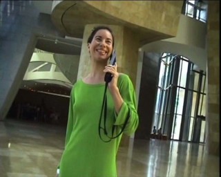 Andrea Fraser, United States b.1965 / Little Frank and his carp 2001 / Digital Betacam and DVD formats (transferred from Mini DV):6 minutes, colour, sound / (Betacam box:17 x 11 x 3cm;DVD case:18.9 x 13.5 x 1.3cm) / Purchased 2004 / Collection: Queensland Art Gallery | Gallery of Modern Art / © Andrea Fraser