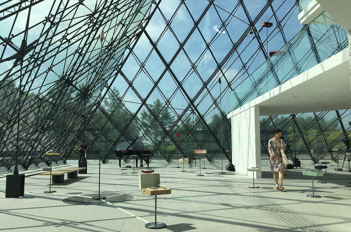 An installation by Yoshihide Otomo, at the Sapporo International Art Festival, Japan / Photograph: Reuben Keehan