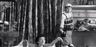 Production still from Milkman Frankie 1956 / Director: Kō Nakahira / Image courtesy: ©1956 Nikkatsu