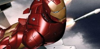 Image: Adi Granov / Iron Man study, flight with jets / Concept art for Iron Man 2008 / © 2017 MARVEL