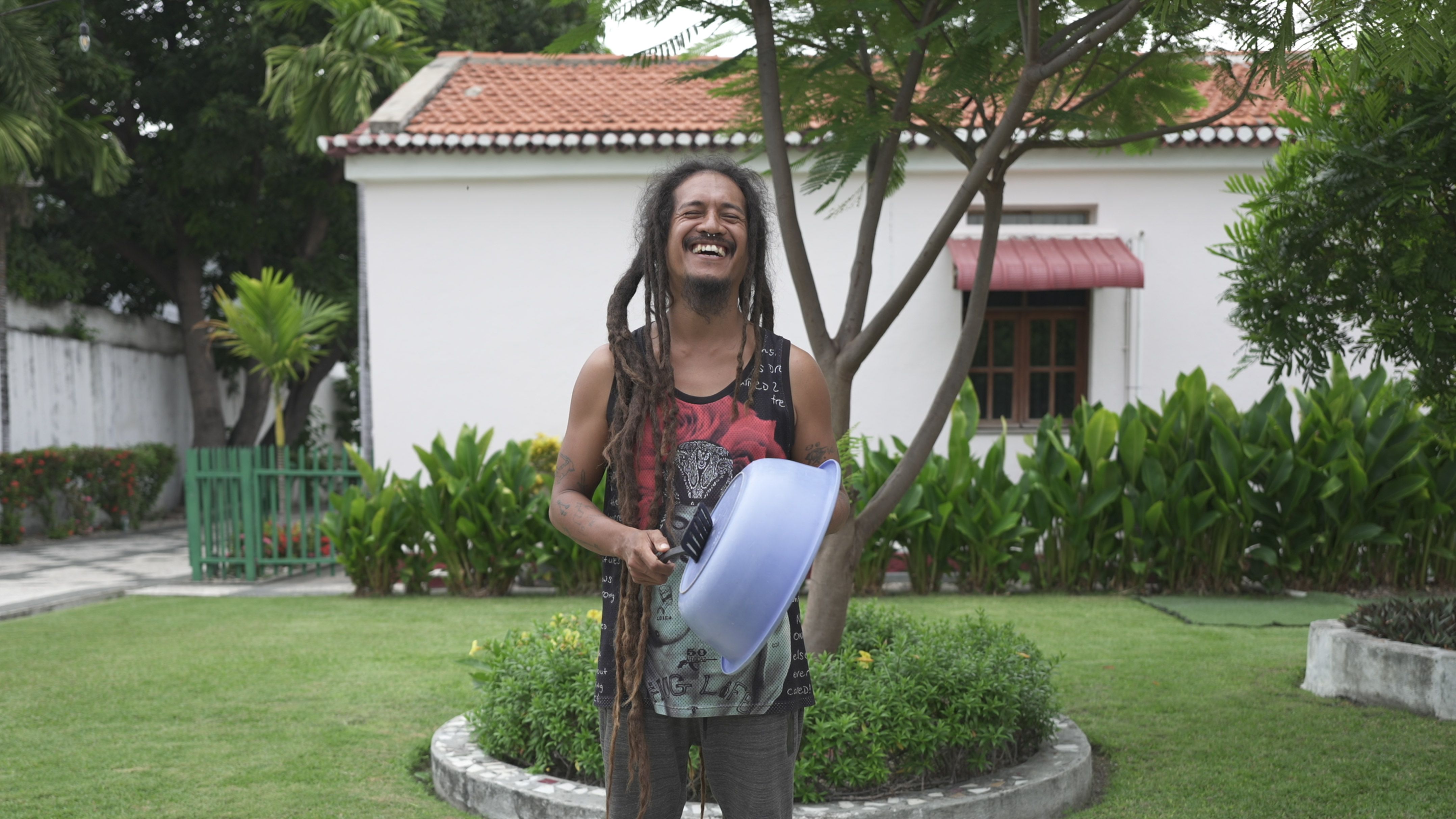 My Kitchen Sounds (video still) 2024 by Timor-Leste artist Etson Caminha, part of the 11th Asia Pacific Triennial, Gallery of Modern Art, Brisbane 2024