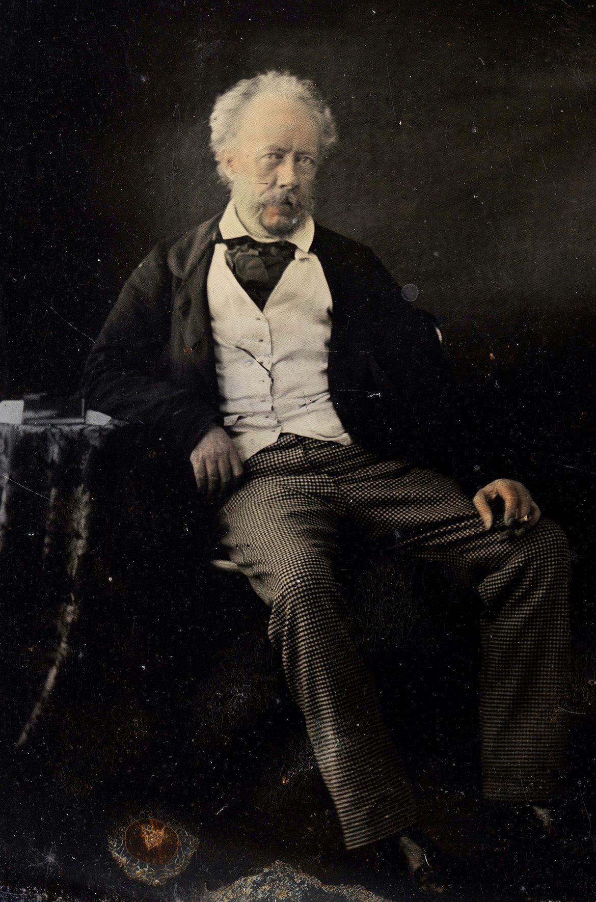 Freeman, William & James / Conrad Martens c.1856 / Hand-tinted stereoscopic ambrotype / Collection: Mitchell Library, State Library of New South Wales