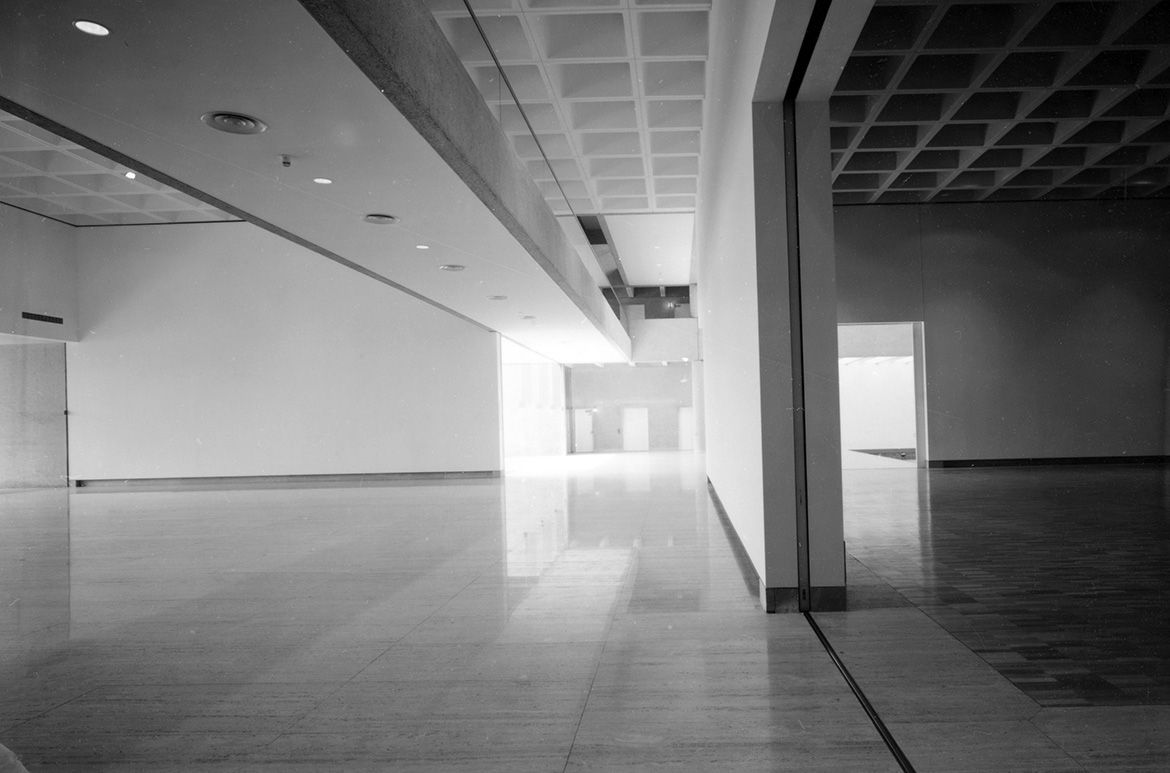 The Queensland Art Gallery building still under construction / Collection: QAGOMA Research Library