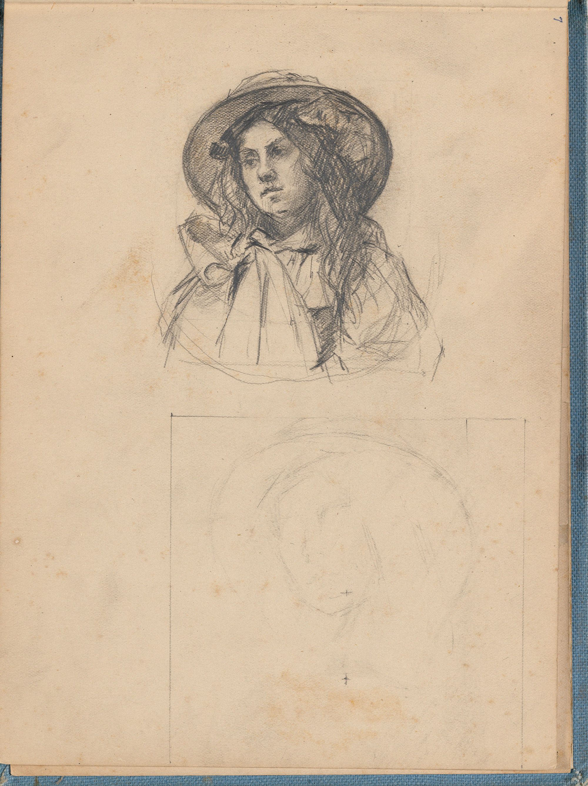 Bessie (Elizabeth Dickson) Gibson, Queensland Australia 1868–1961 / (Sketchbook) 1905 / Sketchbook; watercolour and pencil / 22.5 x 16.5cm / Gift of Dr W Lockhart Gibson 1975 / Collection: Queensland Art Gallery | Gallery of Modern Art / © Bessie Gibson Estate