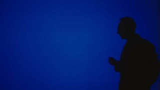 Production still from Blue 1993 / Director: Derek Jarman / Image courtesy: Basilisk Communications