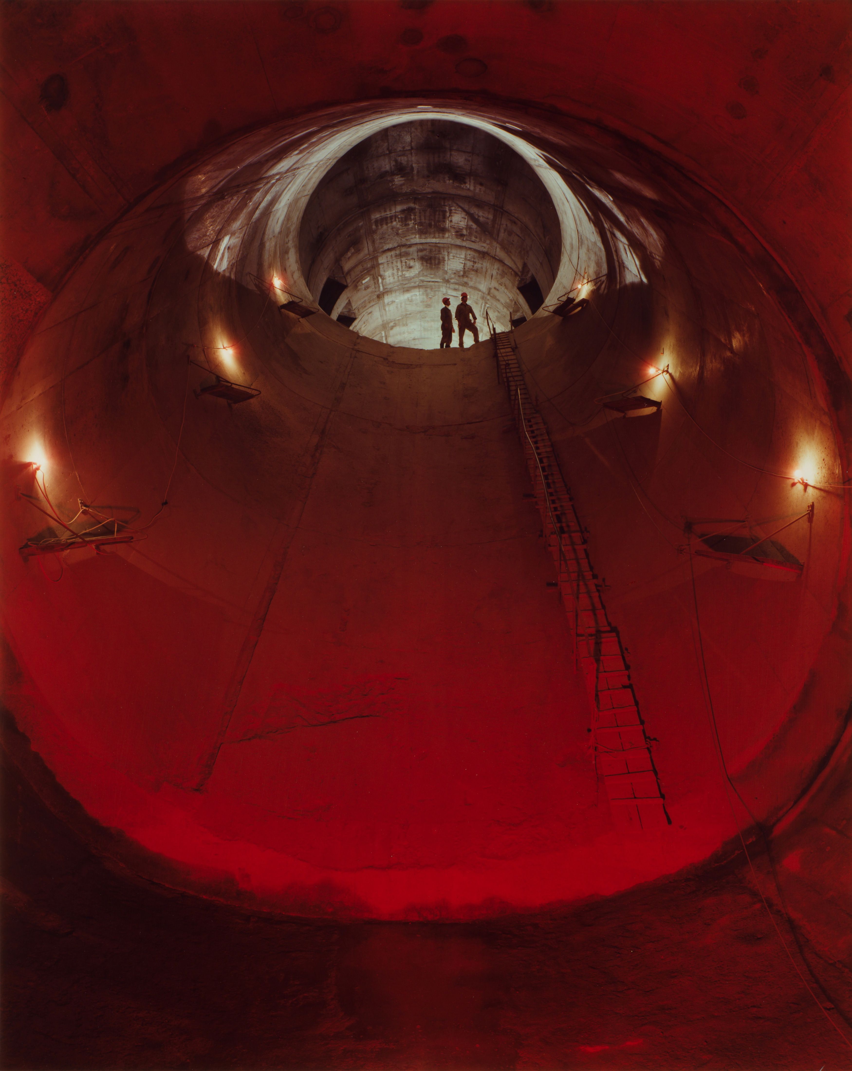 Wolfgang Sievers / German/Australia 1913 - 2007 / Escalator site at Parliament Station, Melbourne 1977, printed 1994 / Type C photograph on paper / Purchased 1994 / Collection: Queensland Art Gallery | Gallery of Modern Art / © National Library of Australia