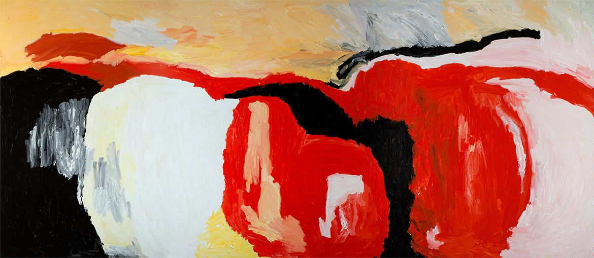 Mirdidingkingathi Juwarnda Sally Gabori, Kaiadilt people, Australia c.1924–2015 / Dibirdibi Country 2011 / Synthetic polymer paint on linen / Winner 2012 Gold Award. Gift of the Moya Gold Trust through the Rockhampton Art Gallery Trust. / Collection: Rockhampton Art Gallery / © Mirdidingkingathi Juwarnda Sally Gabori/Copyright Agency