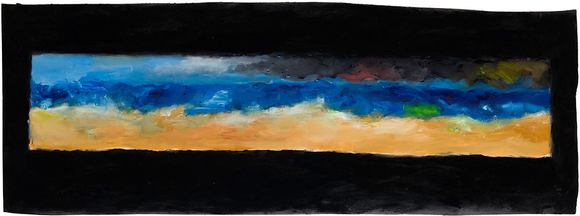 Gordon Shepherdson, Australia 1934-2019 / Beach 2012 / Oil and enamel / Courtesy: The artist and Philip Bacon Galleries, Brisbane / © Gordon Shepherdson