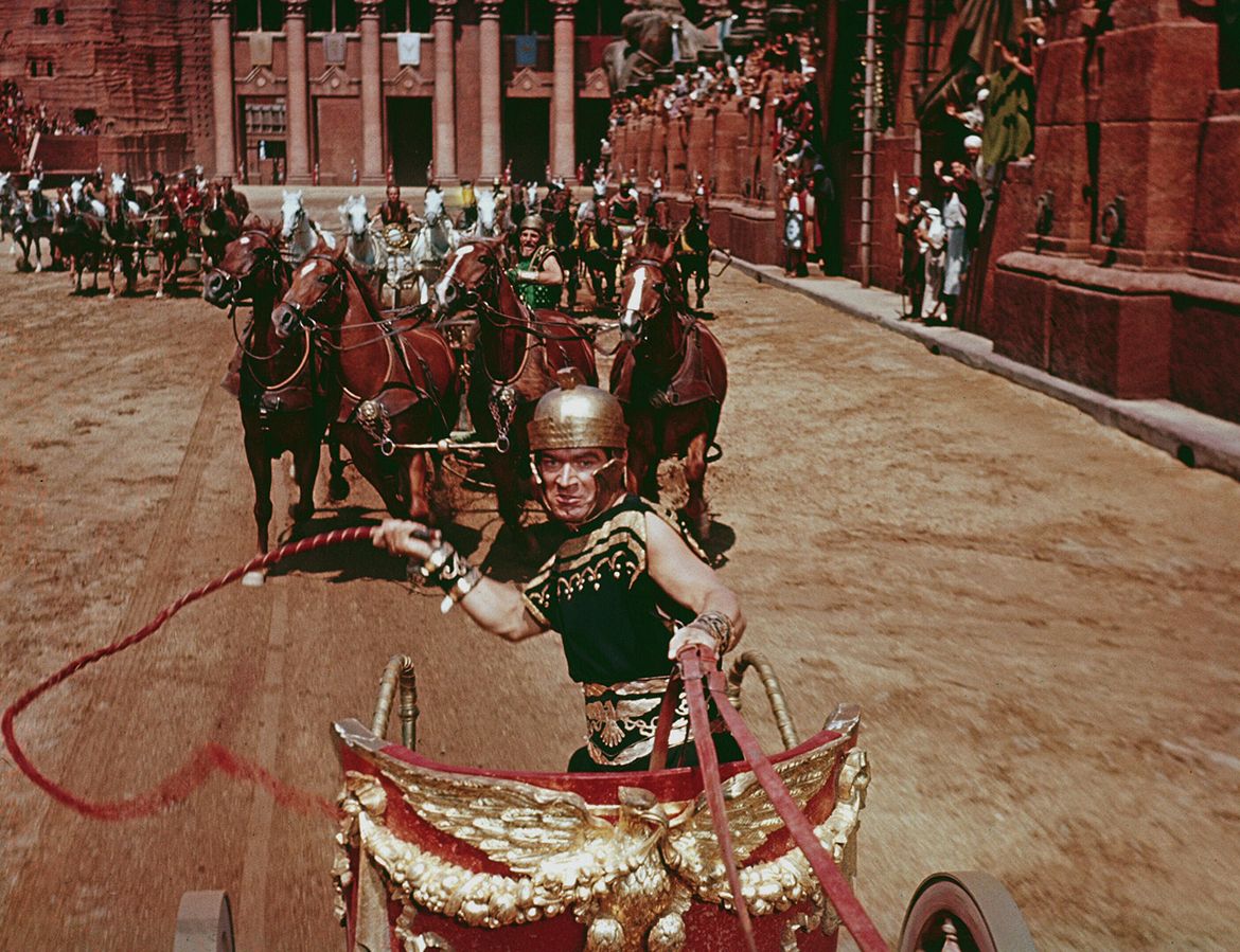 Production still from Ben-Hur 1959 / Director: William Wyler / Image courtesy: Roadshow Enter-tainment