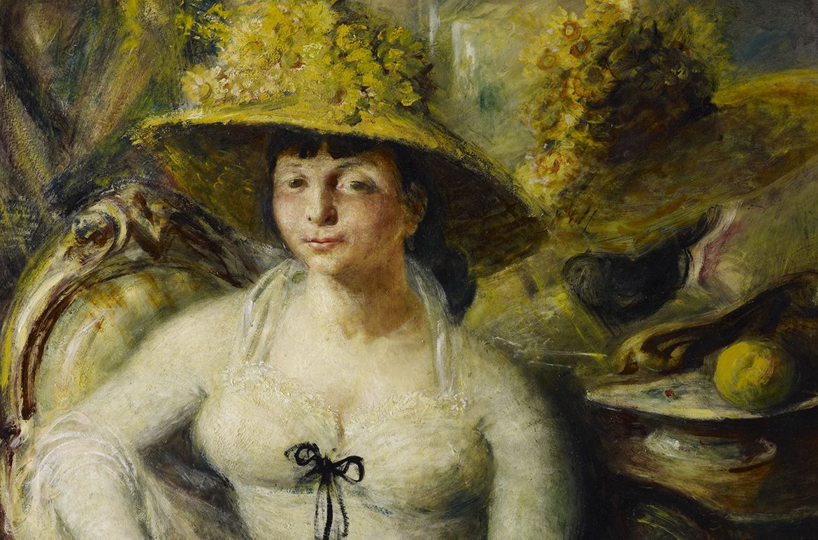 William Dobell, Australia 1899–1970 / Margaret Olley 1948 / Oil on hardboard / 148 x 118.5 x 13cm / Purchased 1949 / Collection: Art Gallery New South Wales / © William Dobell/Copyright Agency