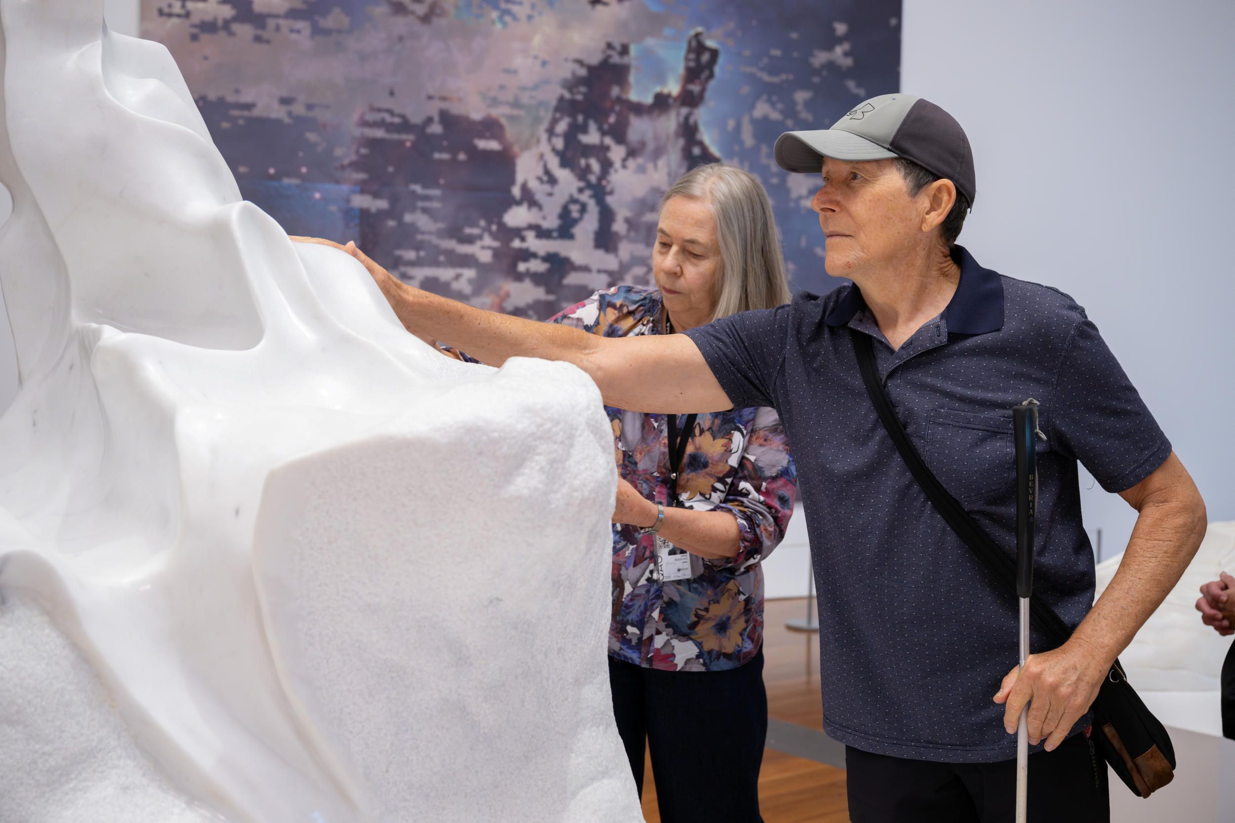 Tour for visitors with low or no vision at Gallery of Modern Art | Photograph: N Umek ©QAGOMA