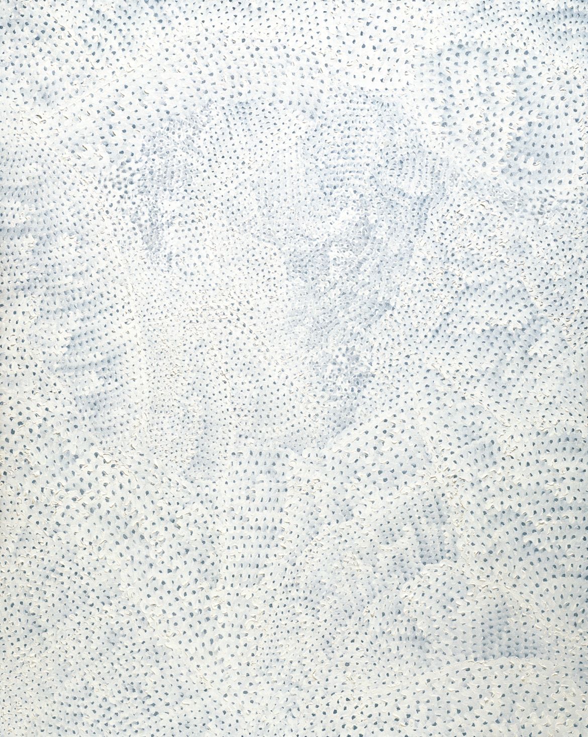 Yayoi Kusama, Japan b.1929 / Infinity nets 2000 / Synthetic polymer paint on canvas / 162 x 130cm / The Kenneth and Yasuko Myer Collection of Contemporary Asian Art. Purchased 2001 with funds from The Myer Foundation, a project of the Sidney Myer Centenary Celebration 1899-1999, through the QAG Foundation / Collection: Queensland Art Gallery | Gallery of Modern Art / © Yayoi Kusama