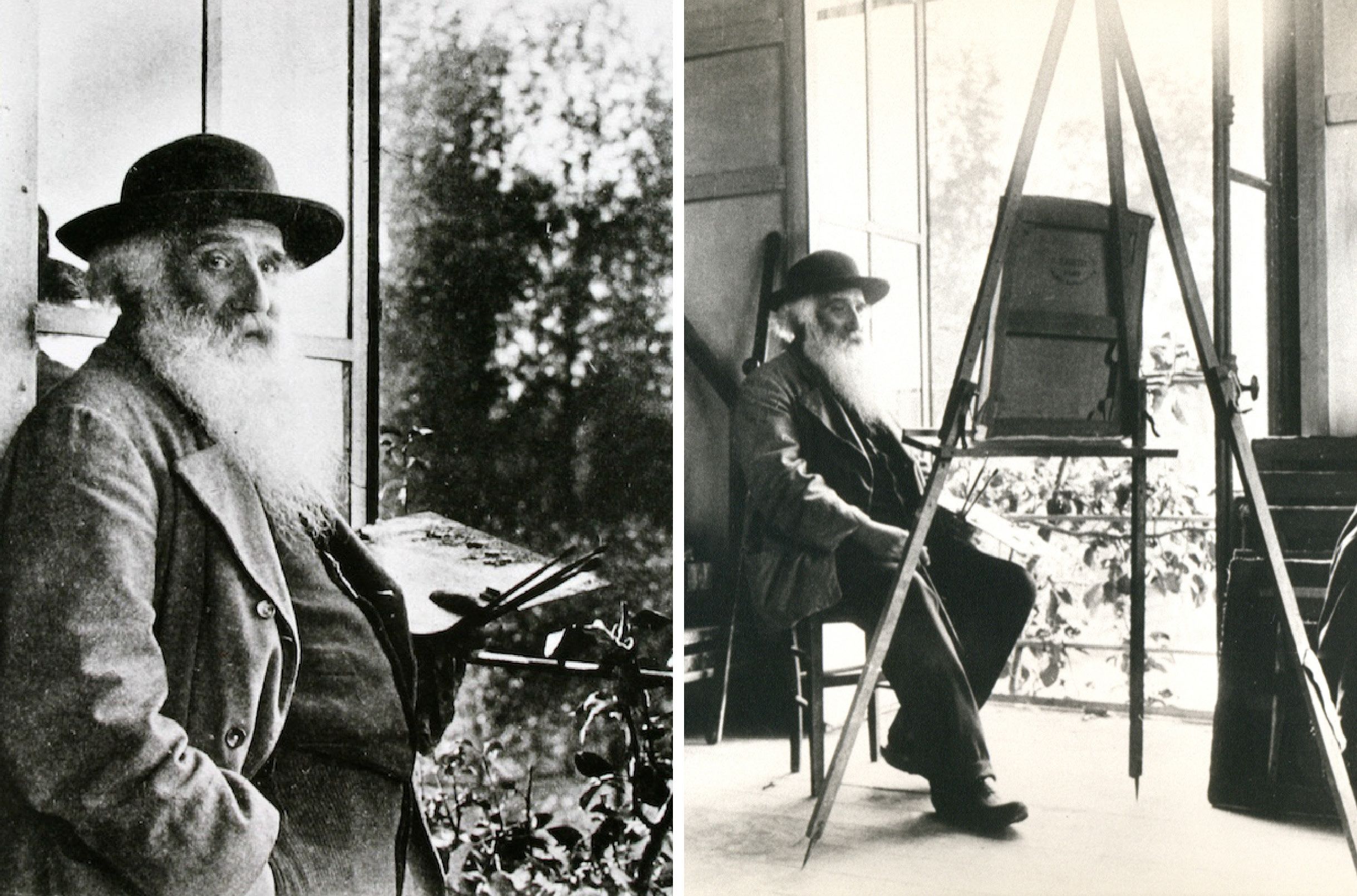 Camille Pissarro on the second floor of his studio, Éragny c.1900 / Courtesy: Musée Pissarro Archives, Pontoise
