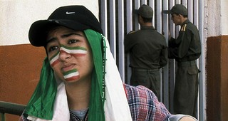 Production still from Offside 2006 / Director: Jafar Panahi /Image courtesy: Madman Entertainment