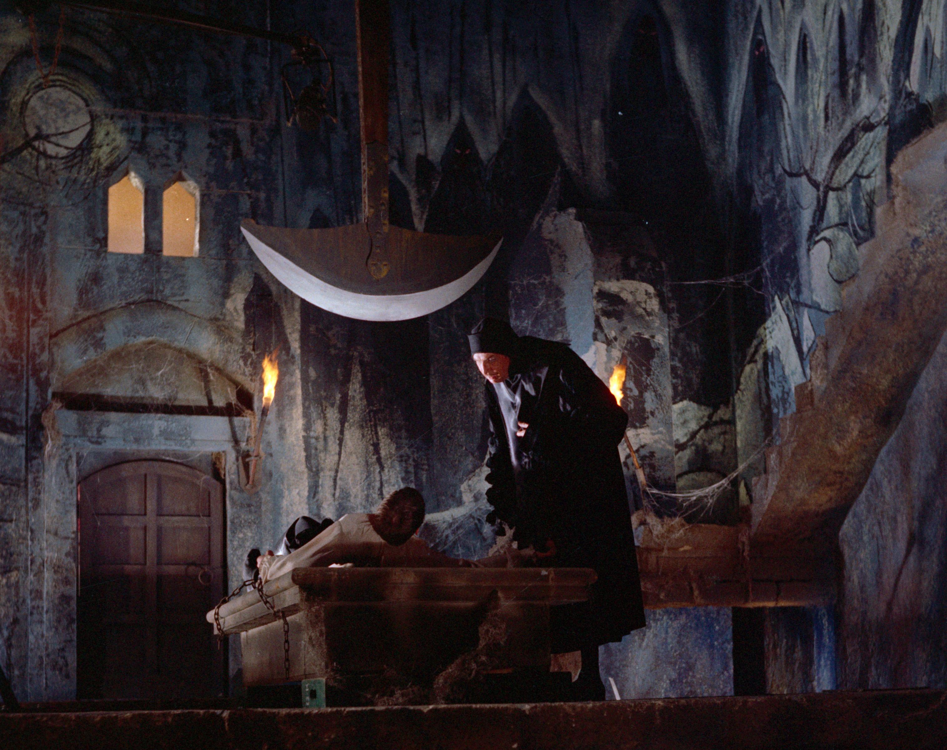 Production still from The Pit and the Pendulum 1961 / Director: Roger Corman / Image courtesy: Park Circus