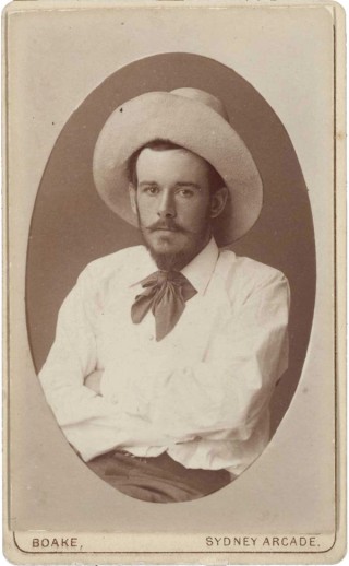 John Russell c.1883, postcard by Barcroft Capel Boake / Courtesy: Art Gallery of NSW Archives, Sydney