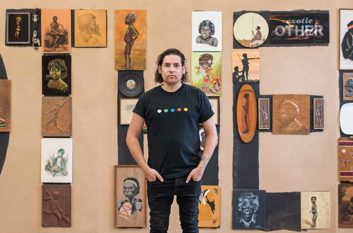 The artist, Carriageworks Studio, 2018 / Photograph: Mark Pokorny