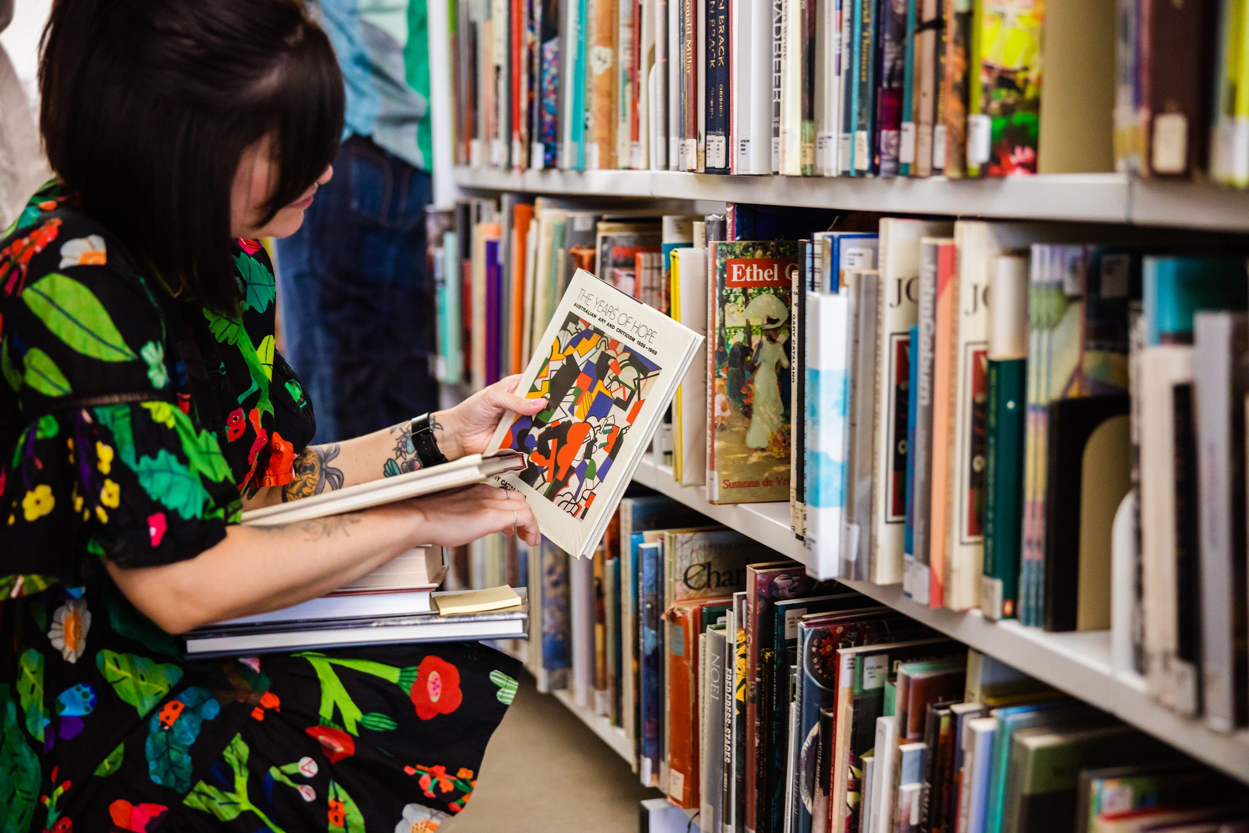 QAGOMA's Research Library has an extensive collection of art resources