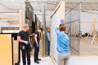 Collection Relocation and Mezzanine project 2016-17 Collection relocation from Collection Storage to Back Galleries