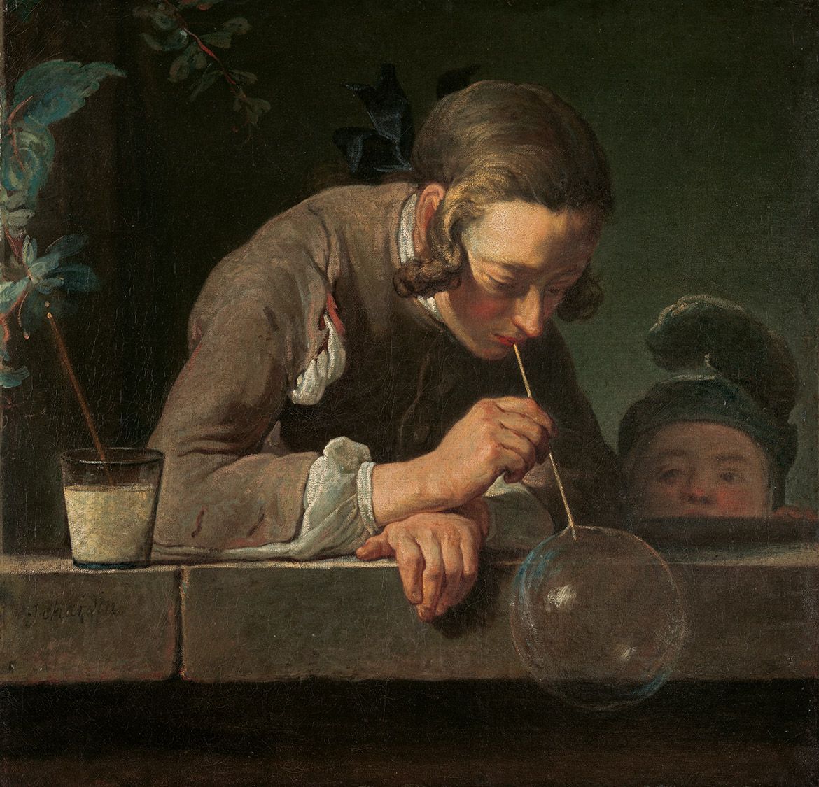 Jean Siméon Chardin, France 1699–1779 / Soap Bubbles c.1733–34 / Oil on canvas / 61 x 63.2cm / Wentworth Fund, 1949 / 49.24 / Collection: The Metropolitan Museum of Art, New York