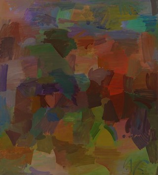 FULLBROOK, Sam Australia b.1922 d.2004 Pike’s farm at Haden 1982-87 Oil on canvas 163.3 x 151.2cm Acc. 2013.132 Purchased 2013. Queensland Art Gallery | Gallery of Modern Art Foundation