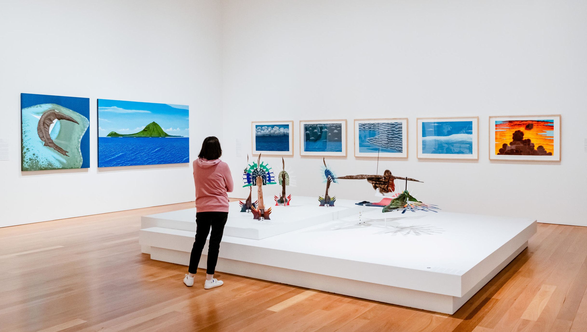 Installation view, Australian Collection Galleries, Queensland Art Gallery.