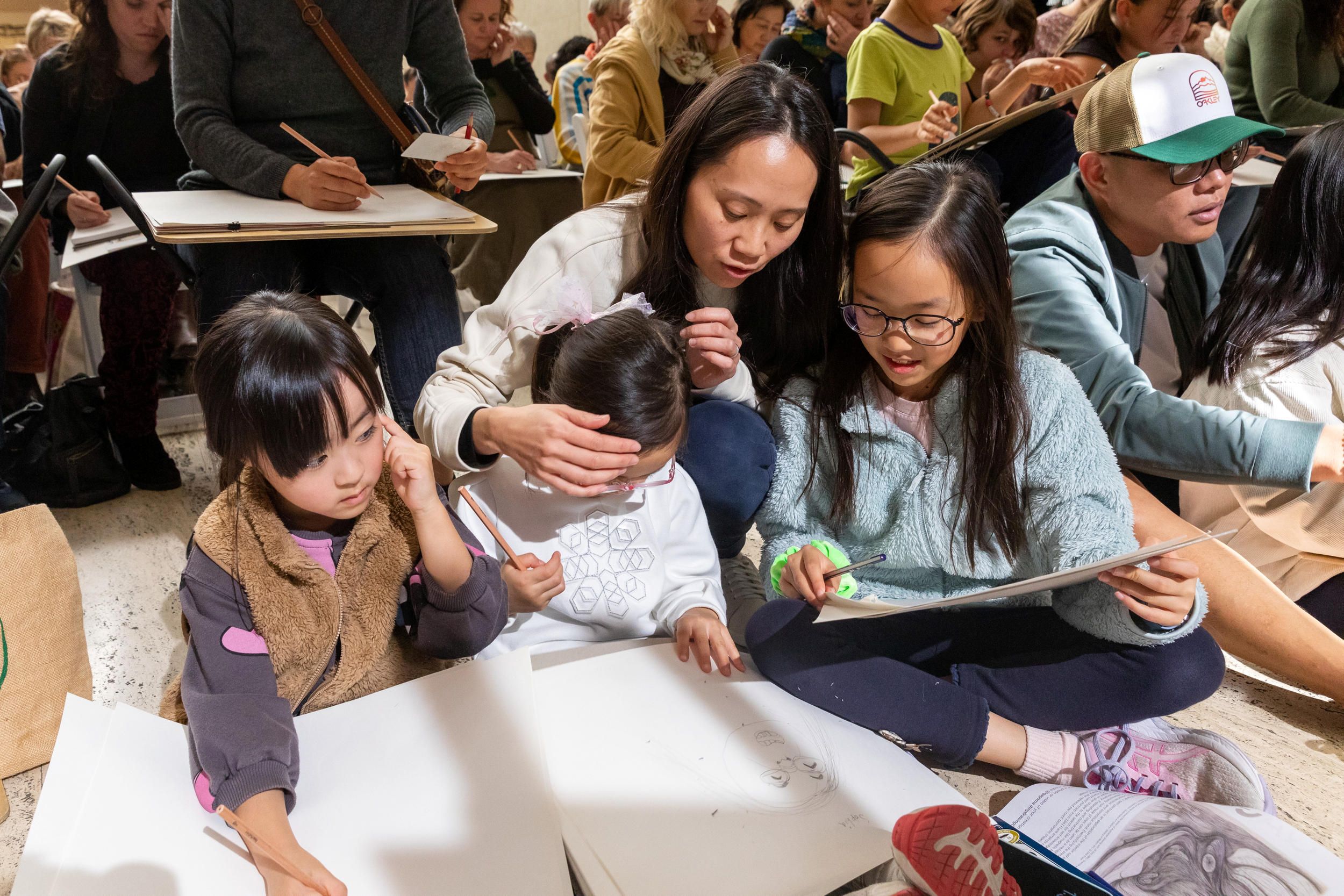 Drawing Festival / May 2023 / Queensland Art Gallery, Brisbane / Photography: C Baxter, QAGOMA