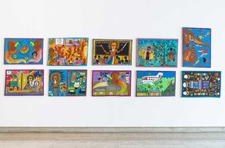 Installation view of Simon Gende’s work in APT9
