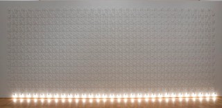 Featured in ‘Time of others’ exhibition: Jonathan Jones / lumination fall wall weave 2006 / The Xstrata Coal Emerging Indigenous Art Award 2006 (winning entry) / Purchased 2006 with funds from Xstrata Coal through the Queensland Art Gallery Foundation / Collection: Queensland Art Gallery