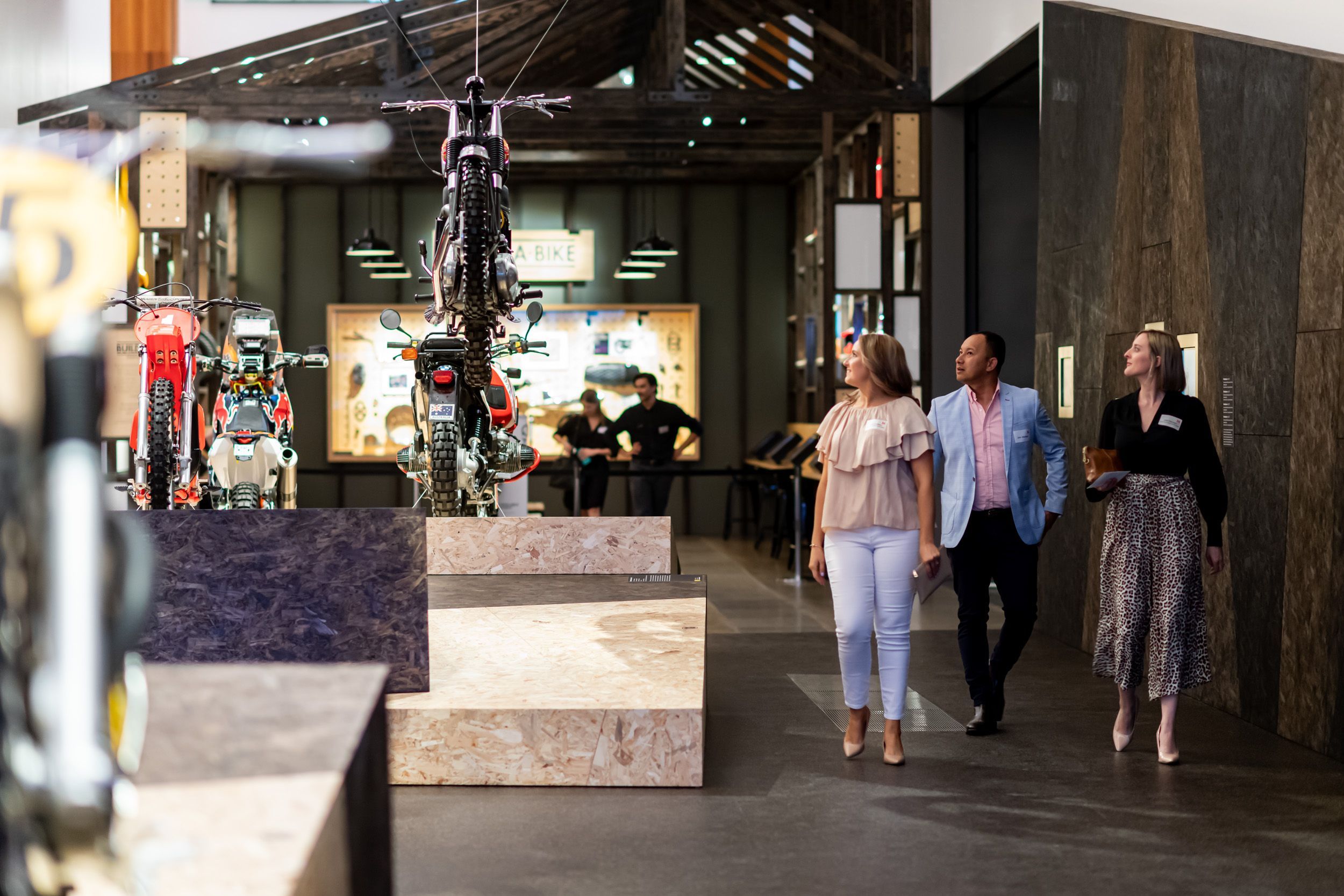 Special event tour of the QAGOMA Motorcycles Exhibition