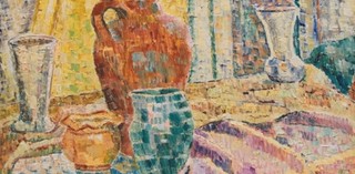 Grace Cossington Smith, Australia 1892-1984 / Interior (detail) 1958 / Oil on composition board / 91.4 x 58.1cm / Gift of the Godfrey Rivers Trust through Miss Daphne Mayo 1958 / Collection: Queensland Art Gallery | Gallery of Modern Art / © QAGOMA