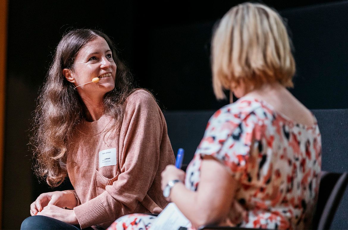 Future Collective Artist In-Conversation with Helen Johnson / Photograph: J Ruckli © QAGOMA