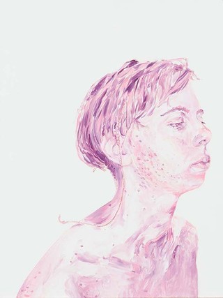 STEWART, Tyza Australia b.1990 Reasons not 2014 Oil on board 50 x 37.5cm Acc. 2014.379 Purchased 2014 with funds from Alex and Kitty Mackay through the Queensland Art Gallery | Gallery of Modern Art Foundation