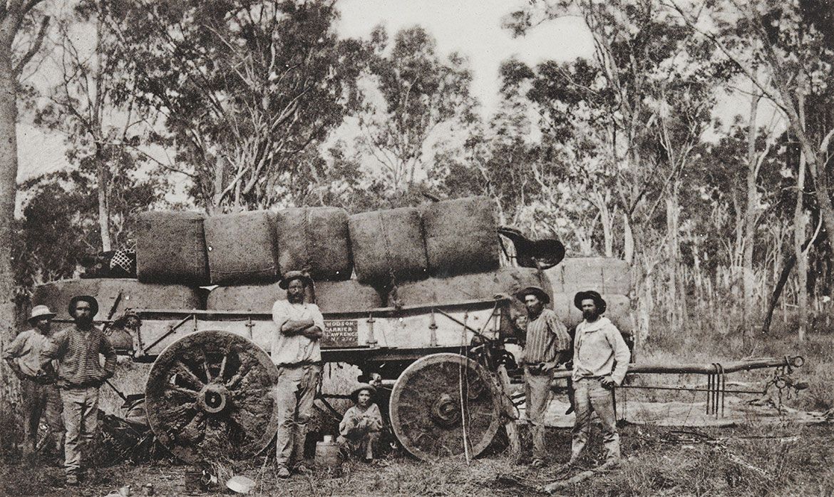 Richard Daintree, England/Australia 1832-78 / (Second class pastoral) (no. 15 from ‘Images of Queensland’ series) c.1870 / Autotype on paper / 10 x 16.5cm (comp.) / Purchased 2009 with funds raised through the QAG Foundation 30th Anniversary Appeal / Collection: Queensland Art Gallery | Gallery of Modern Art