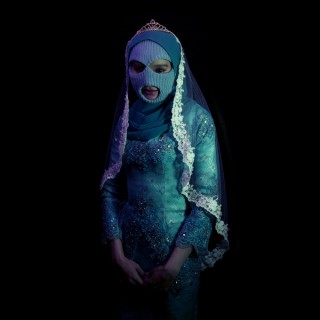 Abdul Abdullah, Australia b.1986 / Bride I (Victoria) (from 'Coming to terms' series) 2015 / Chromogenic print on paper / 100 x 100cm (sight) / Purchased 2015 with funds from the Future Collective through the QAGOMA Foundation / Collection: Queensland Art Gallery | Gallery of Modern Art / © Abdul Abdullah/Copyright Agency