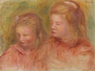 Pierre-Auguste Renoir, France 1841-1919 / Coco et Jean c.1904-5 / Oil on canvas / 30.7 x 41cm / Purchased 1959 with funds donated by Major Harold de Vahl Rubin / Collection: Queensland Art Gallery | Gallery of Modern Art