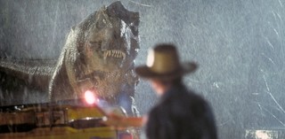 Production still from Jurassic Park 1993 / Director: Steven Spielberg / Image courtesy: Universal Pictures Australia