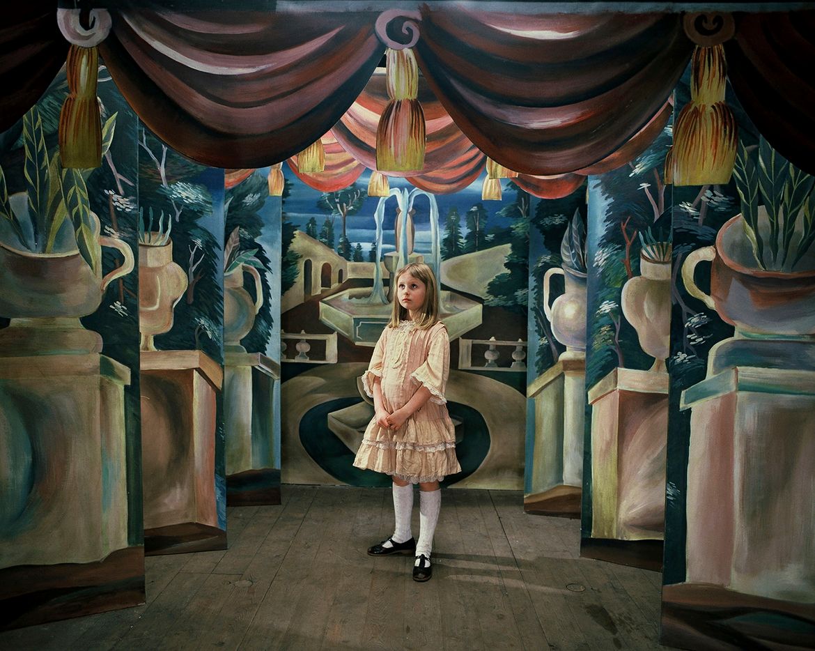 Jan Švankmajer, Former Czechoslovakia b.1934 / Production still from Něco z Alenky (Alice) 1988 / 35mm, colour, mono, 86 minutes, Czechoslovakia/Switzerland/United Kingdom/West Germany, Czech (English subtitles) /
Director/script: Jan Švankmajer / Producer: Peter-Christian Fueter / Cinematographer: Svatopluk Maly / Editor: Marie Zemanova /
Cast: Kristyna Kohoutova / © Park Circus/Channel 4 / / Screening at the Australian Cinémathèque, GOMA