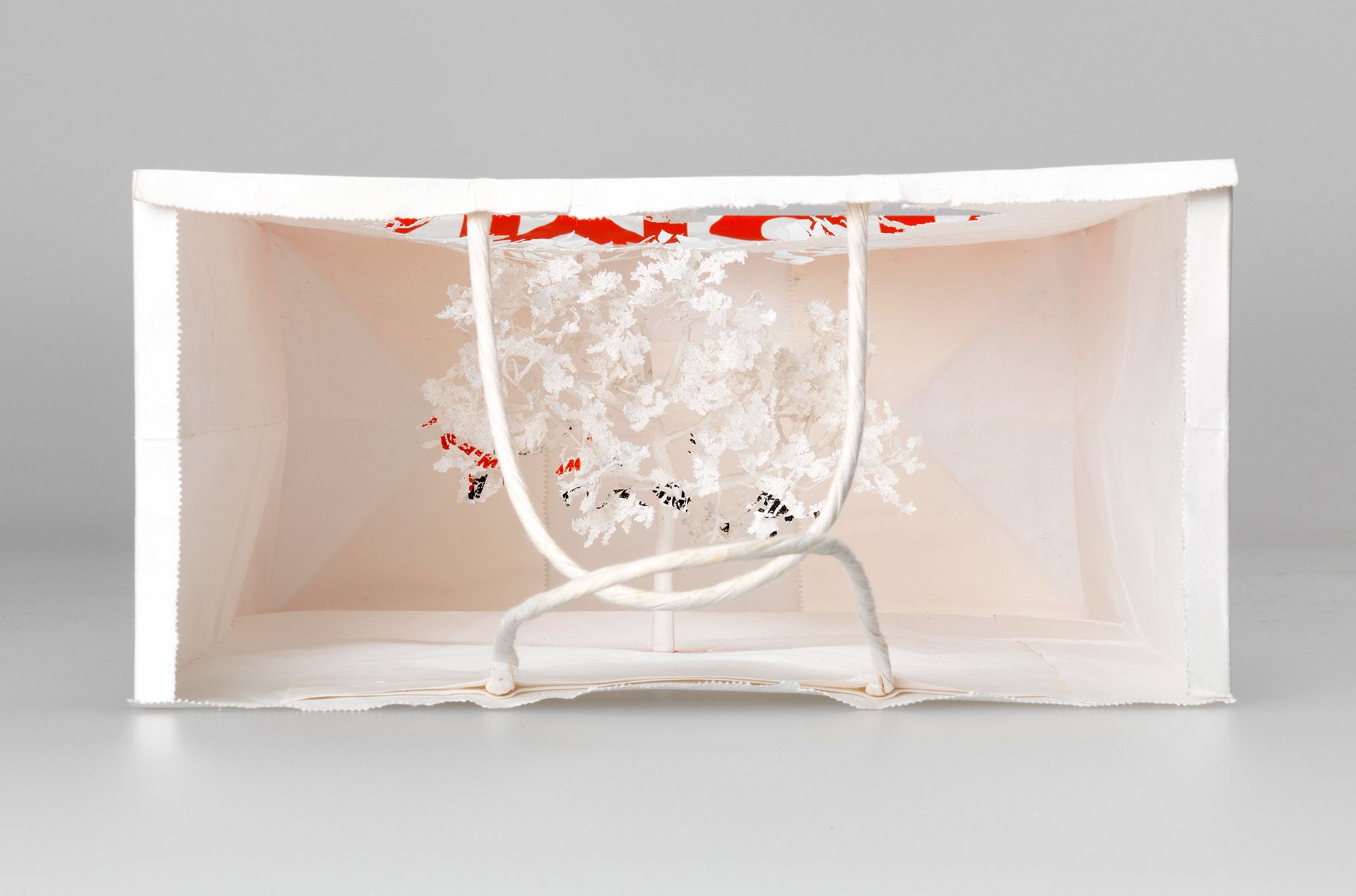 Yuken Teruya, Japan b.1973 / Notice - Forest 2006 / Paper and glue / e: 12.3 x 25.3 x 33cm (without handles); 12.3 x 25.3 x 42cm (with handles) / Purchased 2007. The Queensland Government's GOMA Acquisitions Fund / Collection: Queensland Art Gallery | Gallery of Modern Art / © Yuken Teruya