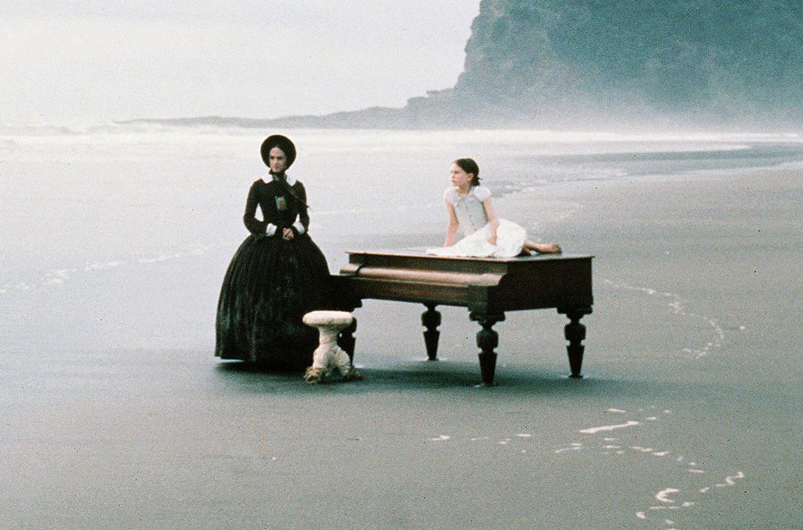 Production still from The Piano 1993 / Director: Jane Campion / Image courtesy: Icon Films