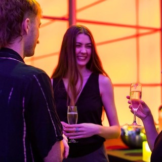 Visitors to APT10: Queerstories X QAGOMA / River Room, Gallery of Modern Art, March 2022 / Photography: K Bennett, QAGOMA.