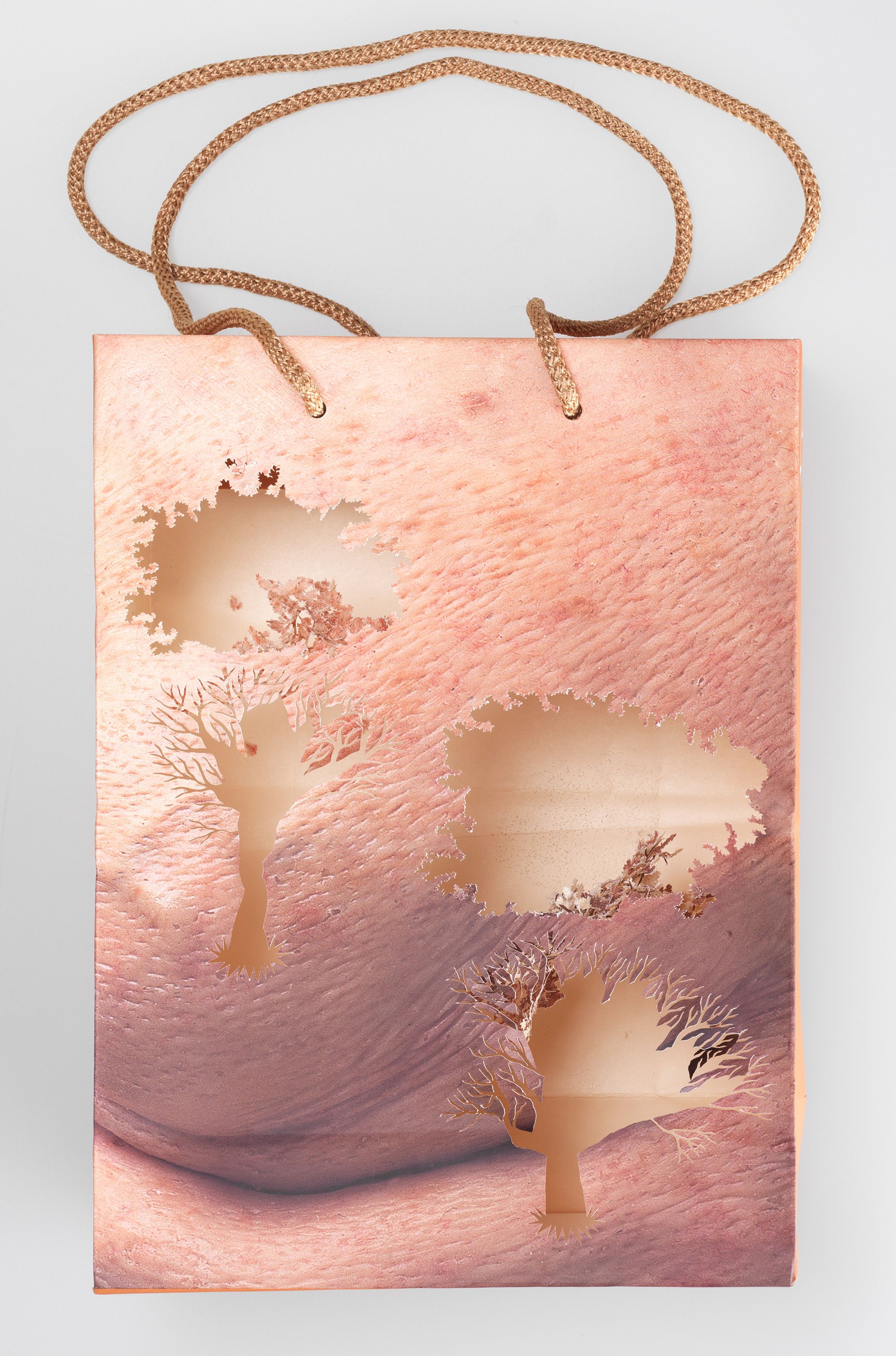 Yuken Teruya, Japan b.1973 / Notice - Forest 2006 / Paper and glue / a: 12.5 x 25 x 34cm (without handles); 12.5 x 25 x 60cm (with handles) / Purchased 2007. The Queensland Government's GOMA Acquisitions Fund / Collection: Queensland Art Gallery | Gallery of Modern Art / © Yuken Teruya