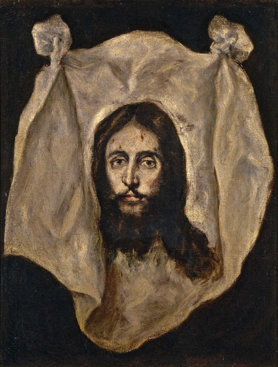 El Greco, 1541 Crete – 1614 Toledo / The Veil of Saint Veronica (La Santa Faz) c.1586–95 / Oil on canvas / Collection: Museo Nacional del Prado, Madrid / © Photographic Archive, Museo Nacional del Prado, Madrid