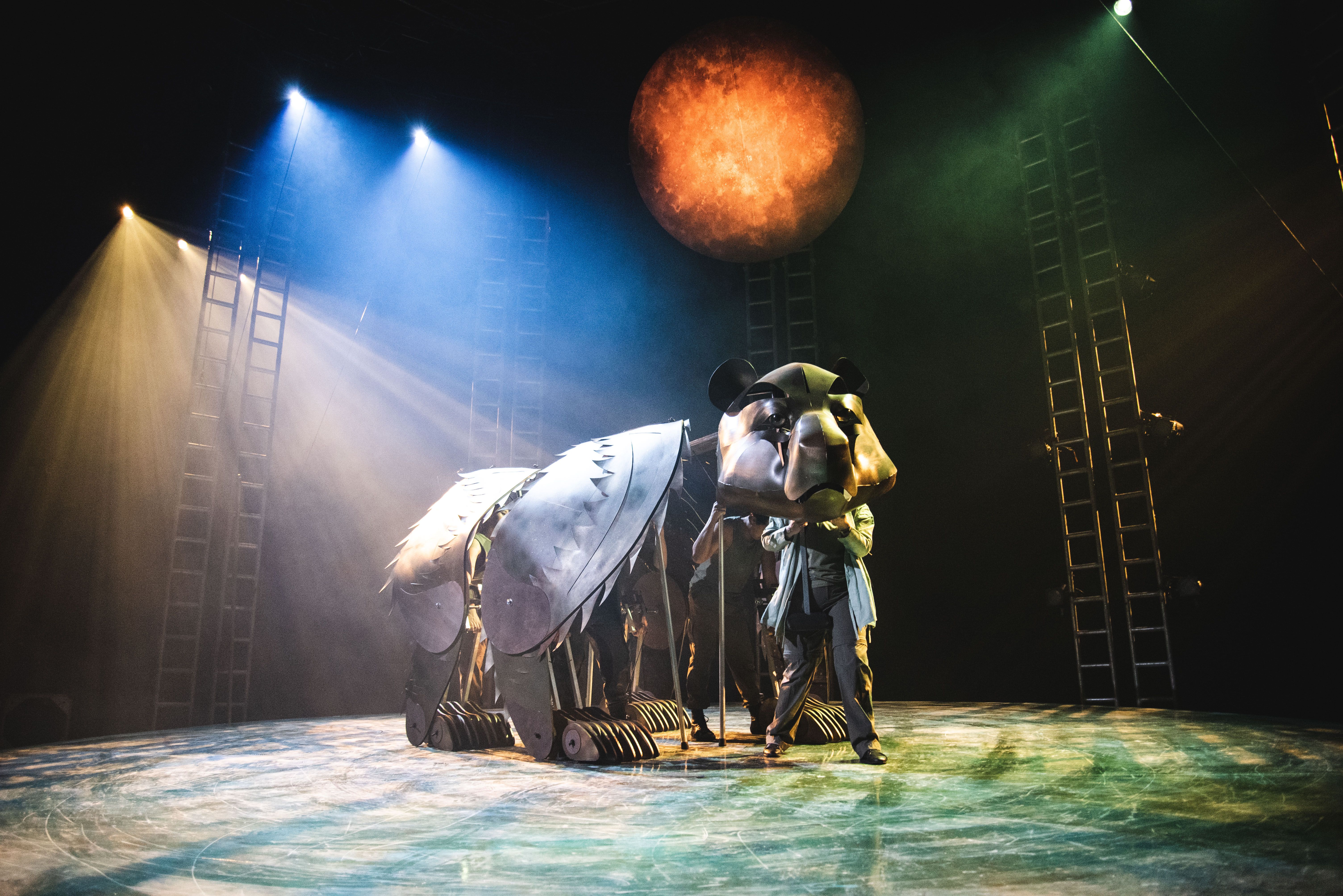 Bear puppet by Dead Puppet Society from Holding Achilles, Brisbane Festival, 2022 / Photograph: Dean Hanson