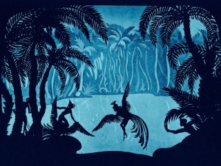Production still from The Adventures of Prince Achmed 1926 / Director: Lotte Reiniger / Image courtesy: British Film Institute, London