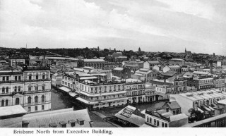 View of Brisbane from the the Queensland Art Gallery rooms, Executive Building, c. 1905 / 64657 / Courtesy: State Library of Queensland, Brisbane