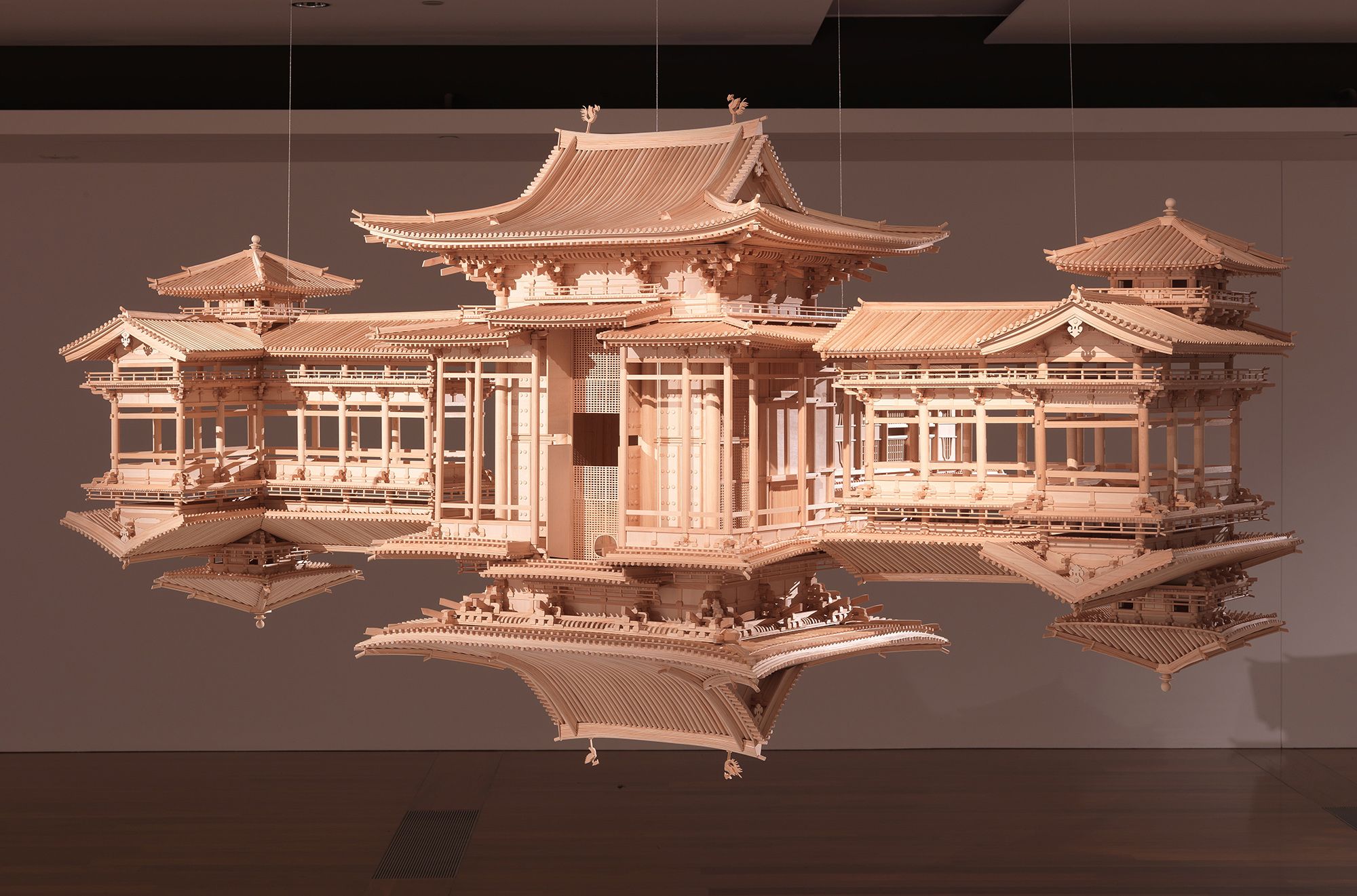 Takahiro Iwasaki, Japan b.1975 / Reflection Model (Perfect Bliss) 2010–12 / Japanese cypress / 150 x 280 x 194cm / The Kenneth and Yasuko Myer Collection of Contemporary Asian Art. Purchased 2013 with funds from Michael Sidney Myer through the QAG Foundation / Collection: Queensland Art Gallery | Gallery of Modern Art / © Takahiro Iwasaki